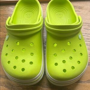 Lime Green Crocs